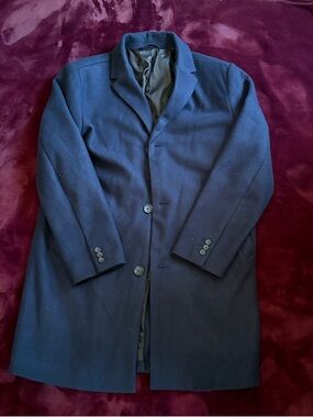 Men's Old Navy Wool Blend Overcoat - Classic Tailored Coat